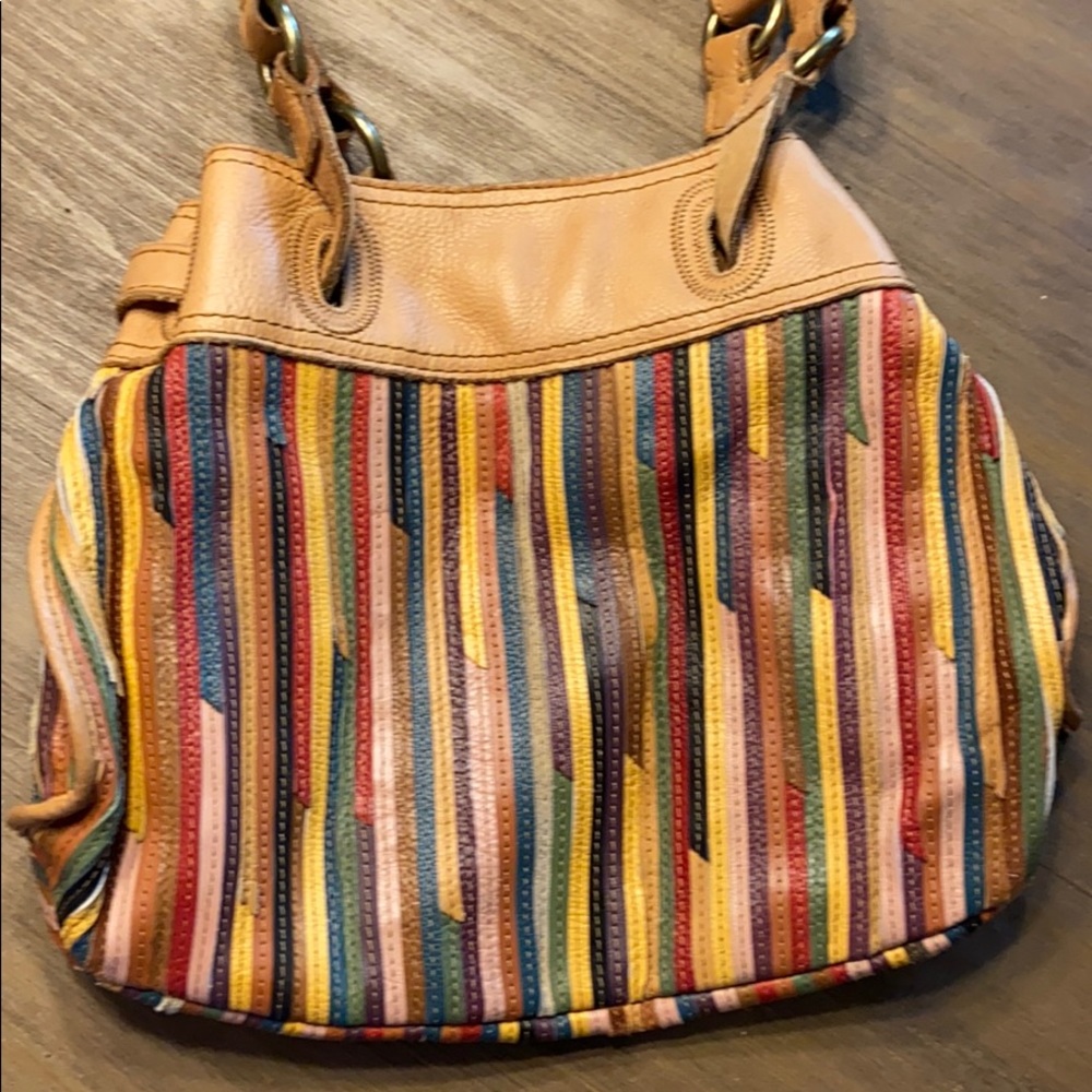 Multicolor Lucky leather purse